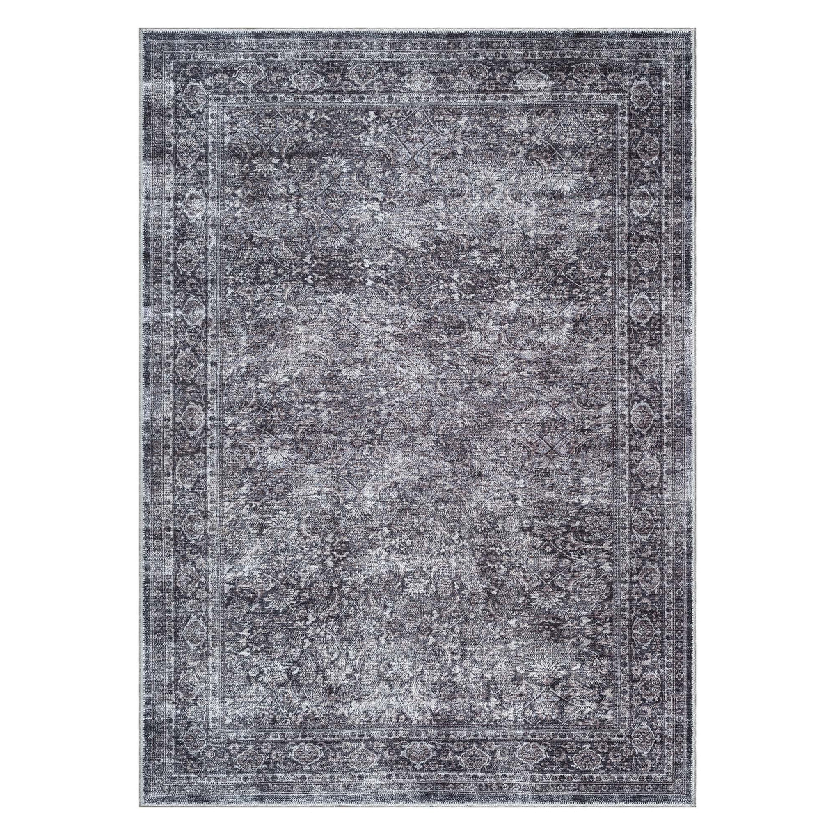 Valerie Distressed Persian Newburg Green & Olive Rug