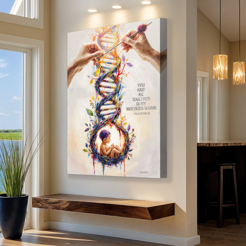 Psalm 139:13 - For You Knit Me In My Mother's Womb Faith Sign