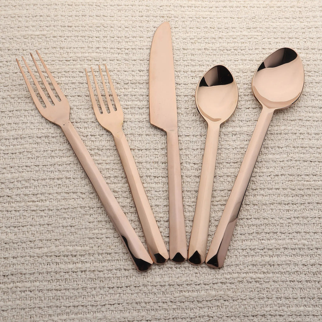 Ariella PVD 5 Pc. Flatware Set