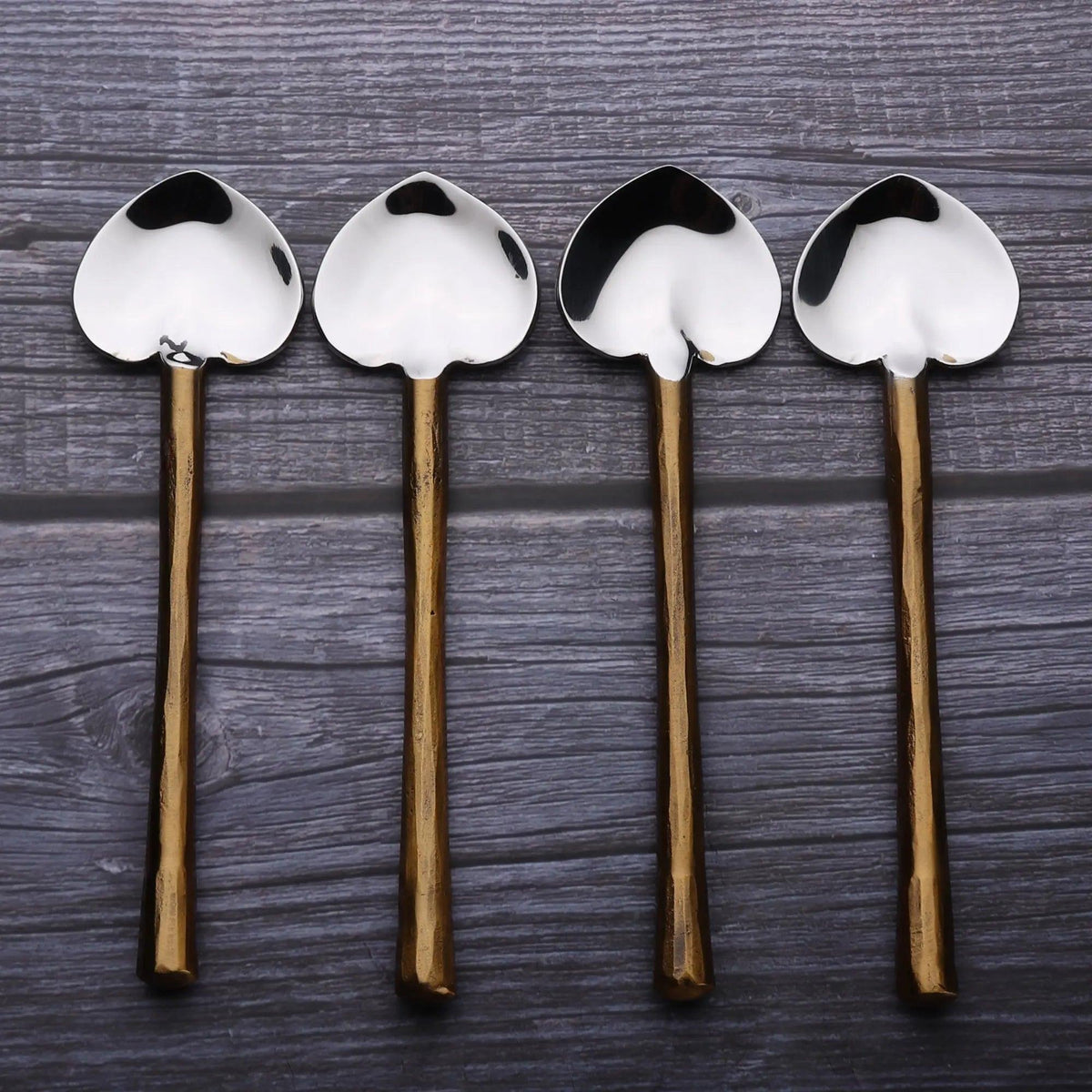 CAMELLIA HEART SPOON 4 PC. SET