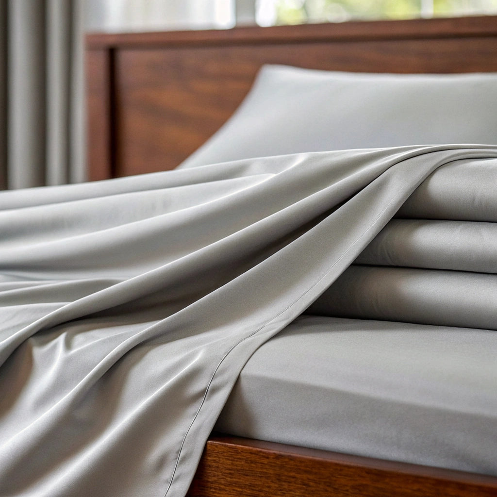Copper-Infused Bamboo Sheet Set – Cooling, Deep Pocket, 330 Thread Count | Twin XL, Full, Queen, King & More