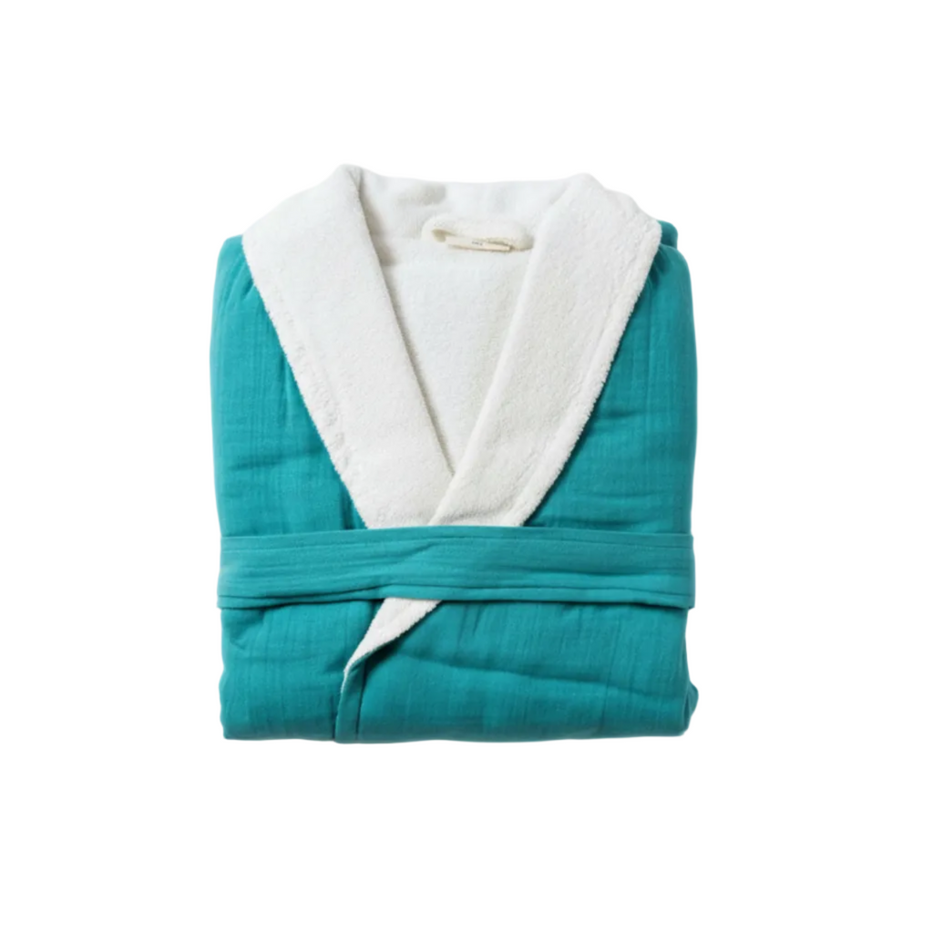Soluna – Double-Side Muslin/Terry Shawl Robe