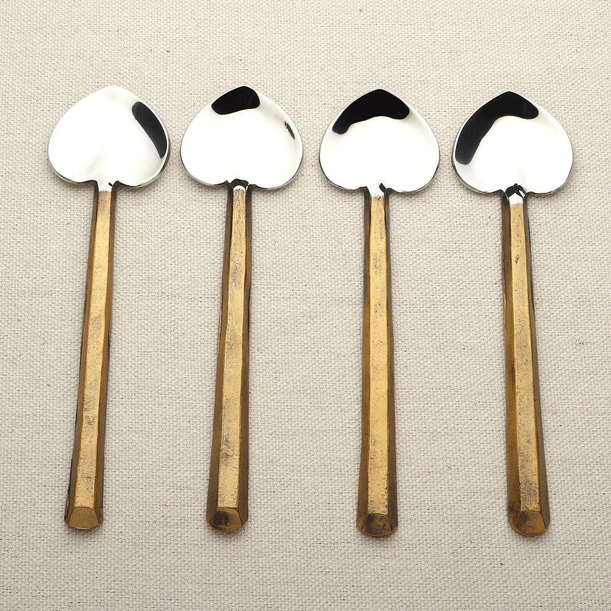 PLATEAU HEART SPOON 4 PC. SET