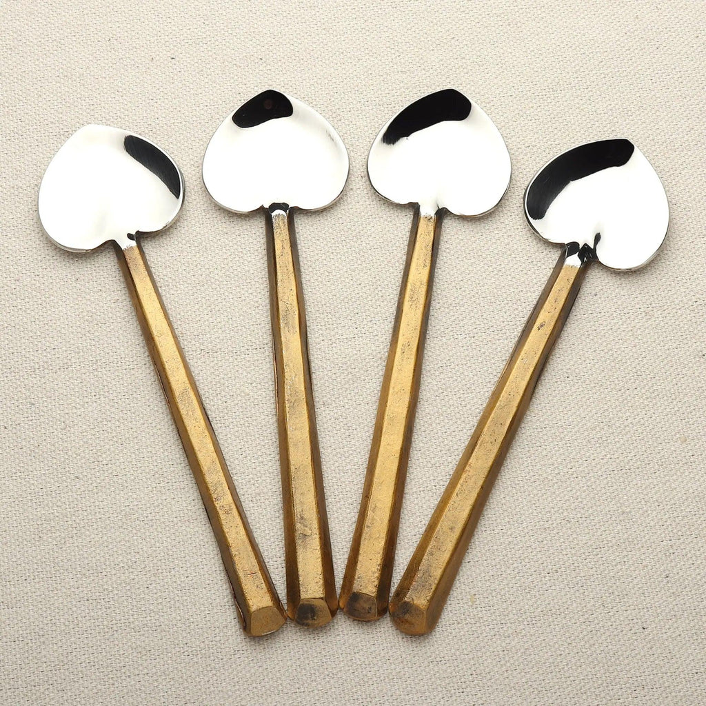PLATEAU HEART SPOON 4 PC. SET
