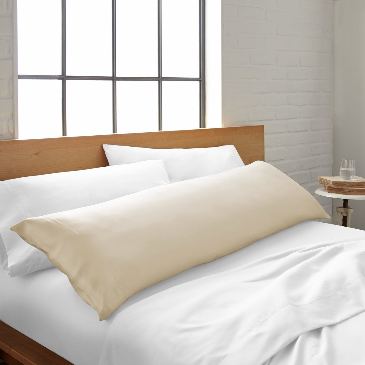 Bamboo Cooling Body Pillowcase – Breathable, Hypoallergenic, Side Sleeper & Pregnancy Support