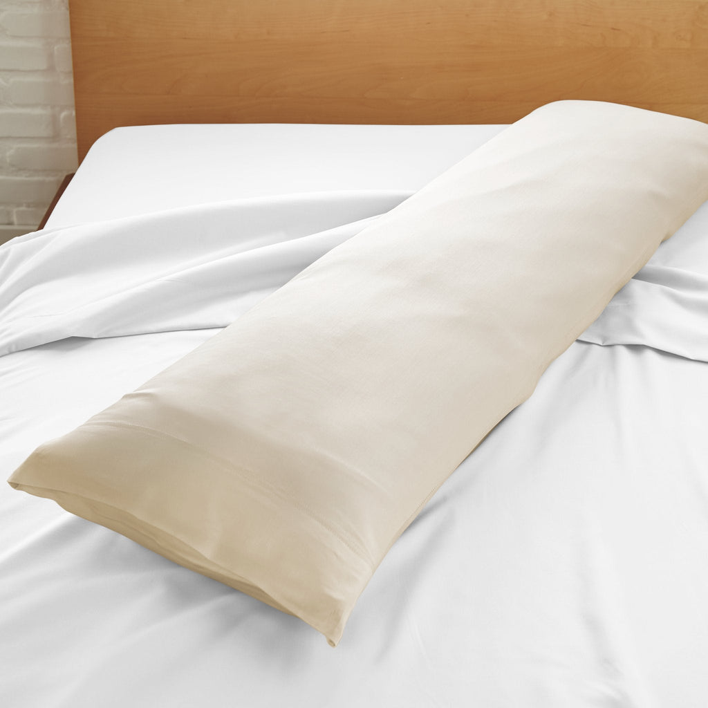 Bamboo Cooling Body Pillowcase – Breathable, Hypoallergenic, Side Sleeper & Pregnancy Support