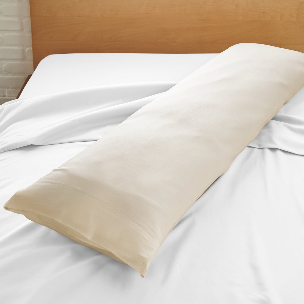 Bamboo Cooling Body Pillowcase – Breathable, Hypoallergenic, Side Sleeper & Pregnancy Support