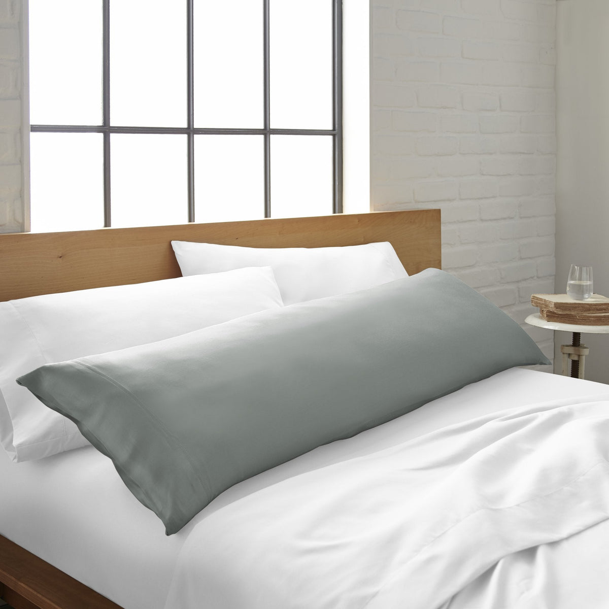 Bamboo Cooling Body Pillowcase – Breathable, Hypoallergenic, Side Sleeper & Pregnancy Support