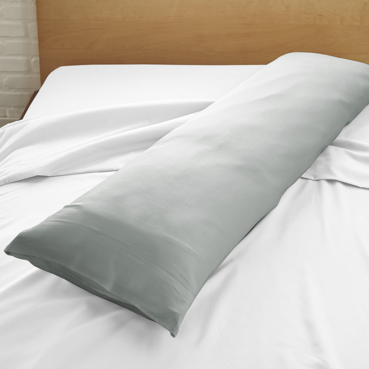 Bamboo Cooling Body Pillowcase – Breathable, Hypoallergenic, Side Sleeper & Pregnancy Support