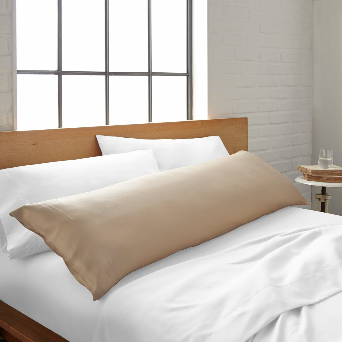 Bamboo Cooling Body Pillowcase – Breathable, Hypoallergenic, Side Sleeper & Pregnancy Support