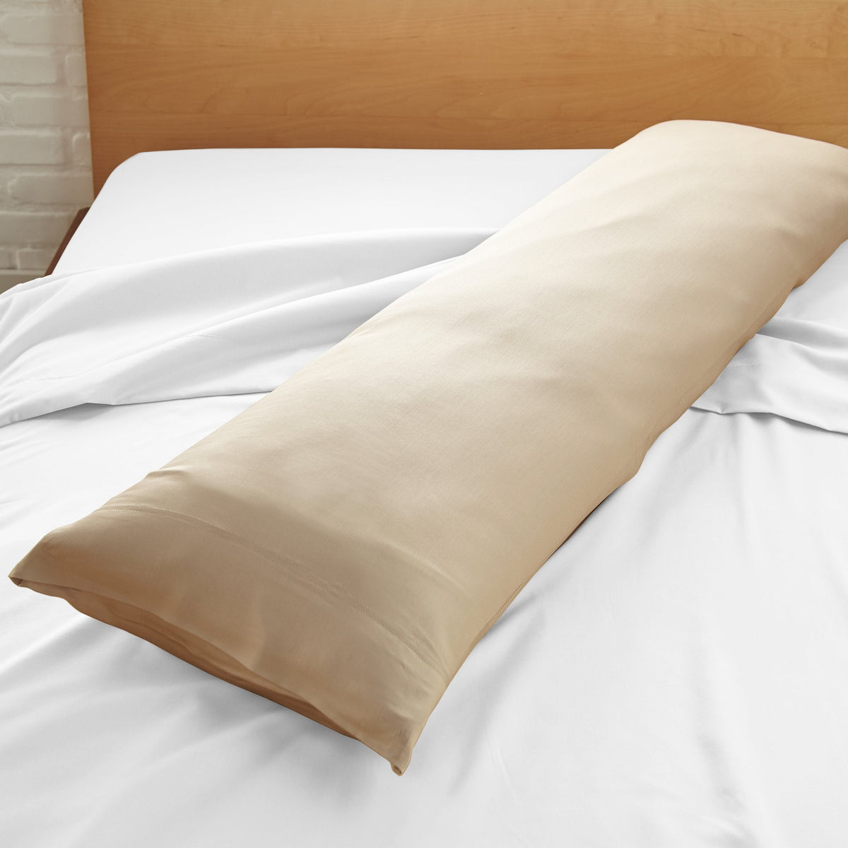 Bamboo Cooling Body Pillowcase – Breathable, Hypoallergenic, Side Sleeper & Pregnancy Support