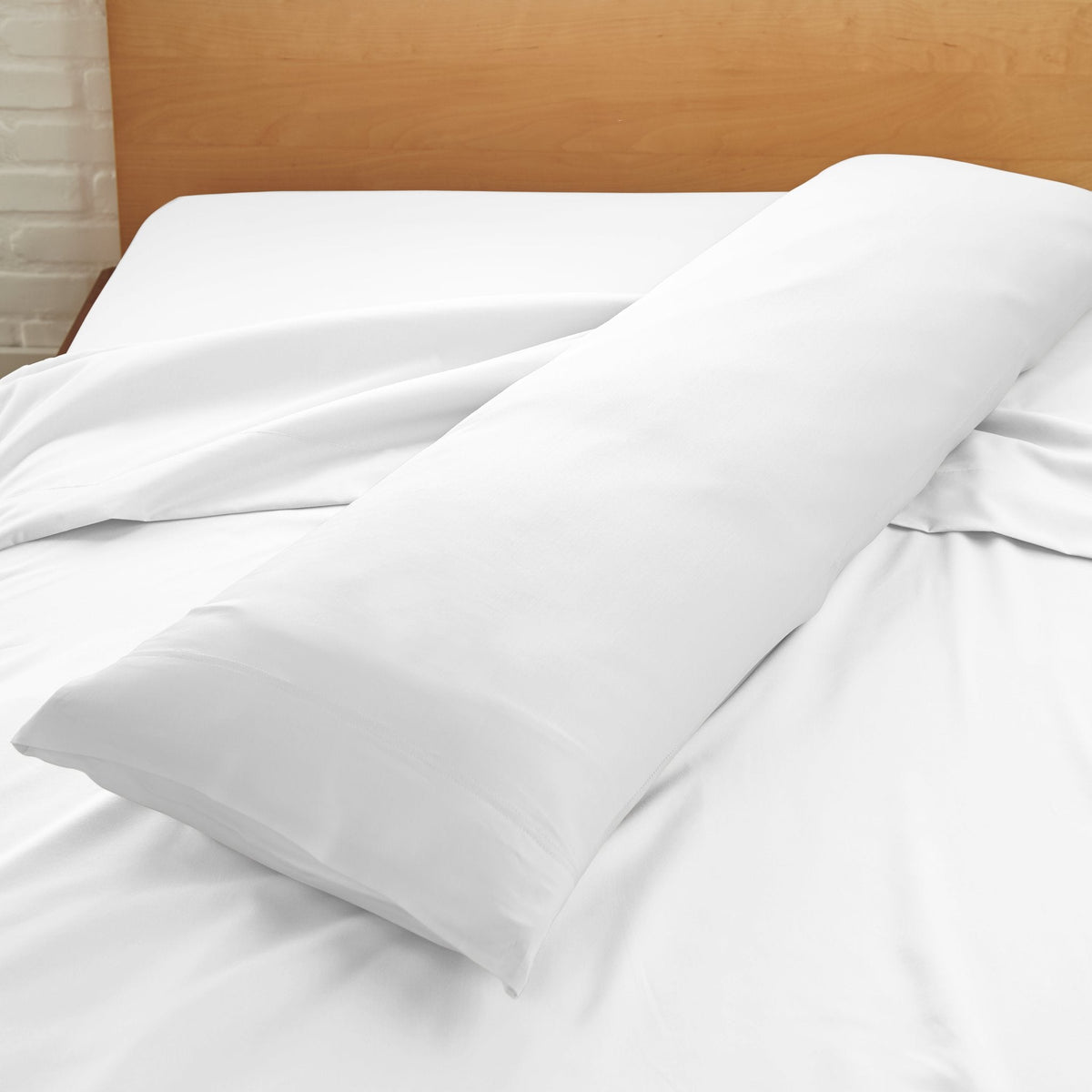 Bamboo Cooling Body Pillowcase – Breathable, Hypoallergenic, Side Sleeper & Pregnancy Support