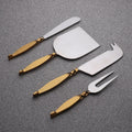 TWISTED URBAN GOLD CHEESE KNIFE 4 PC. SET