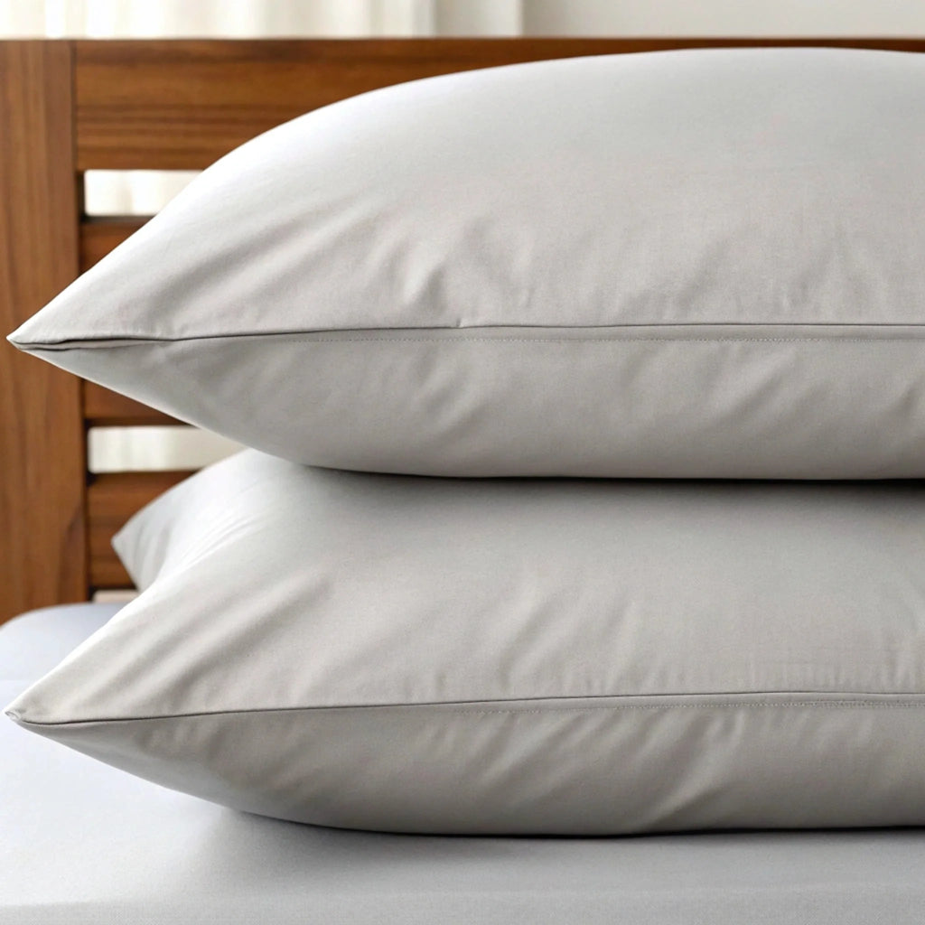 Copper-Infused Bamboo Pillowcase – Cooling & Hypoallergenic, 330 Thread Count | Queen & King