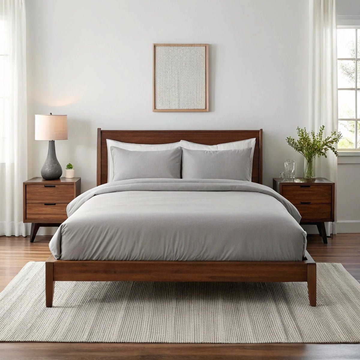 Copper-Infused Bamboo Sheet Set – Cooling, Deep Pocket, 330 Thread Count | Twin XL, Full, Queen, King & More