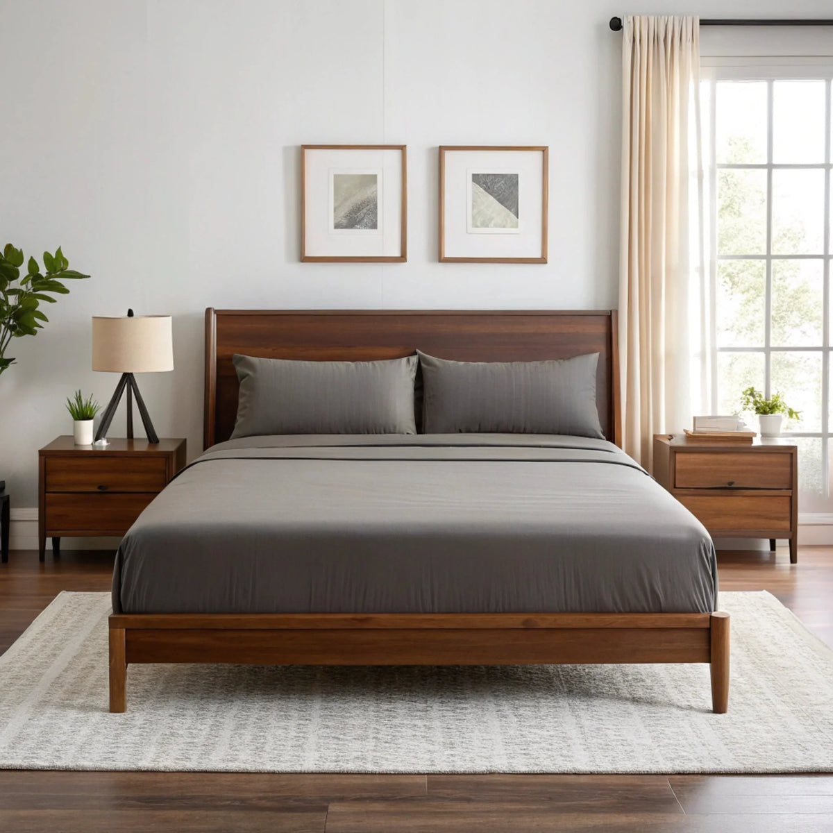 Copper-Infused Bamboo Sheet Set – Cooling, Deep Pocket, 330 Thread Count | Twin XL, Full, Queen, King & More