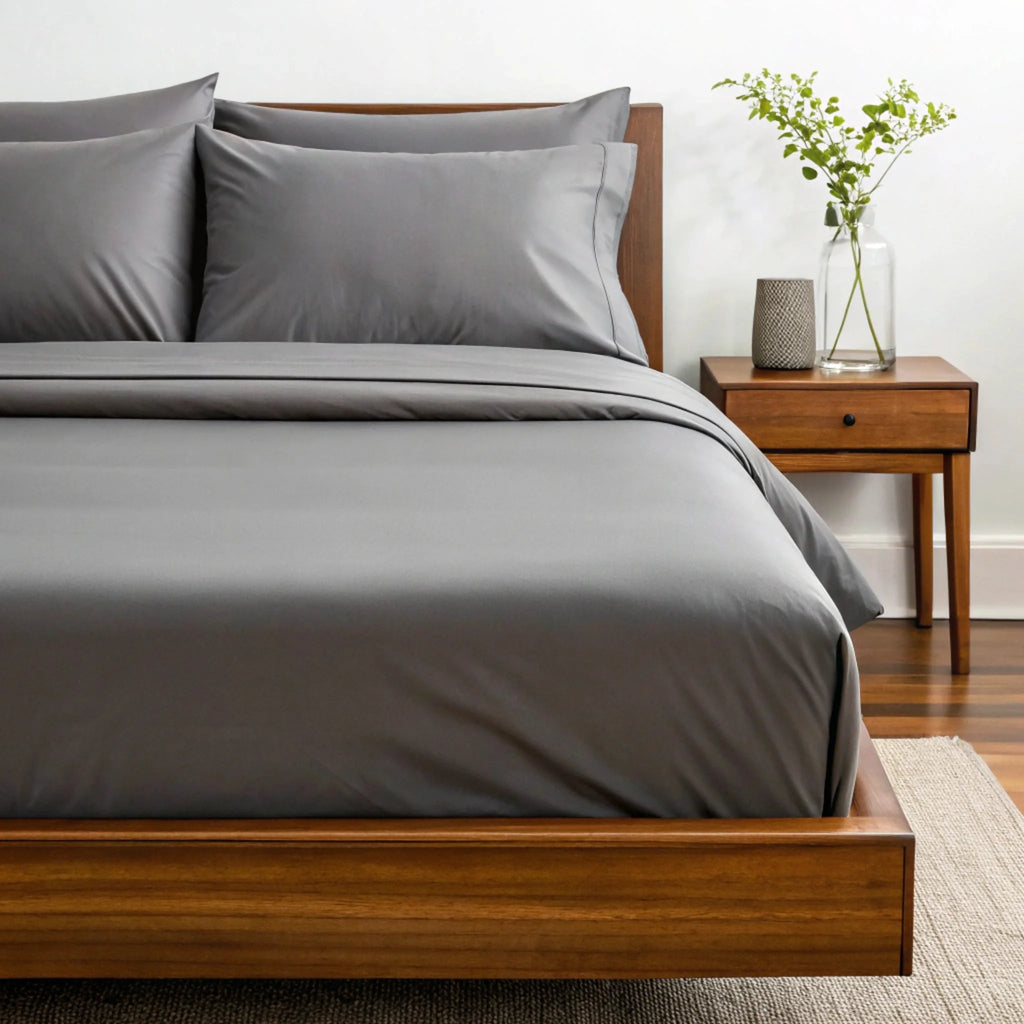 Copper-Infused Bamboo Sheet Set – Cooling, Deep Pocket, 330 Thread Count | Twin XL, Full, Queen, King & More