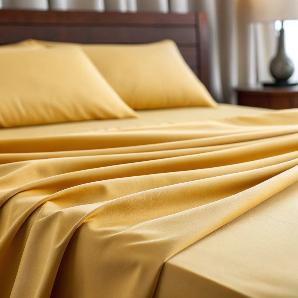 Copper-Infused Bamboo Sheet Set – Cooling, Deep Pocket, 330 Thread Count | Twin XL, Full, Queen, King & More