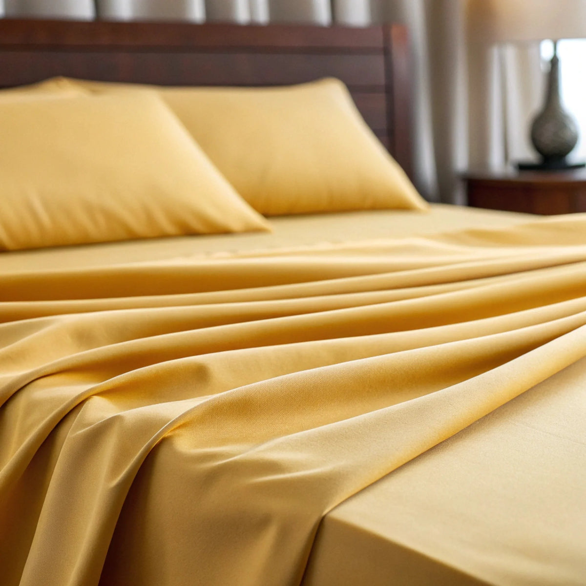 Copper-Infused Bamboo Sheet Set – Cooling, Deep Pocket, 330 Thread Count | Twin XL, Full, Queen, King & More