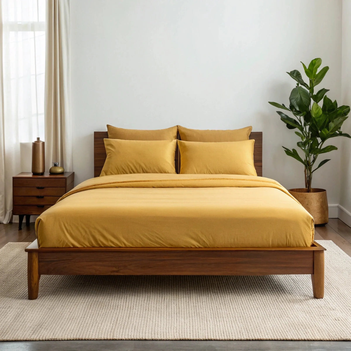 Copper-Infused Bamboo Sheet Set – Cooling, Deep Pocket, 330 Thread Count | Twin XL, Full, Queen, King & More