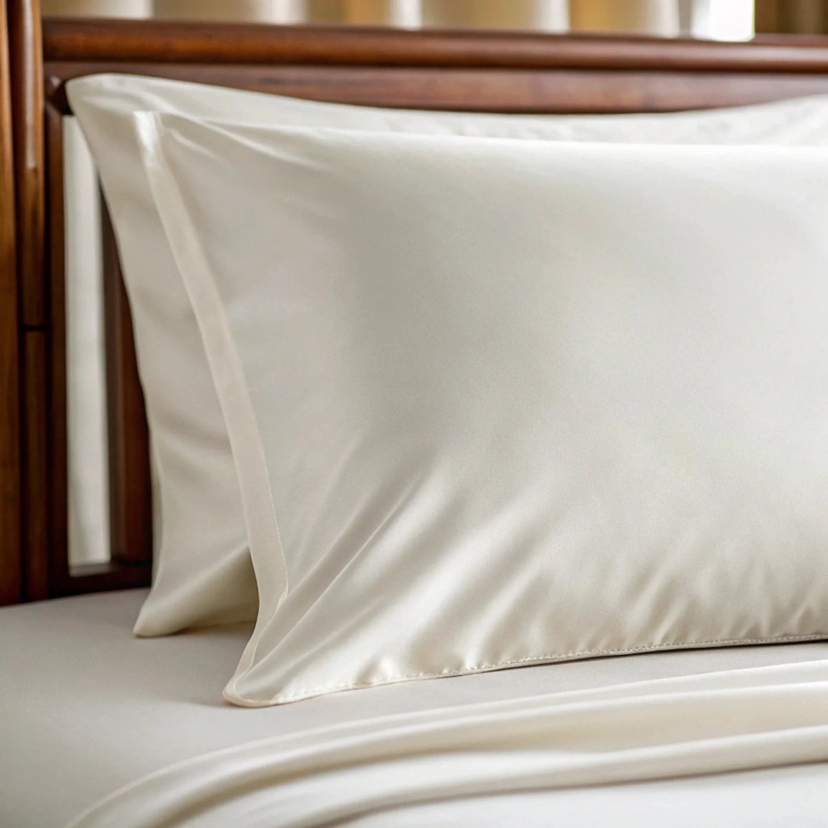 Copper-Infused Bamboo Pillowcase – Cooling & Hypoallergenic, 330 Thread Count | Queen & King