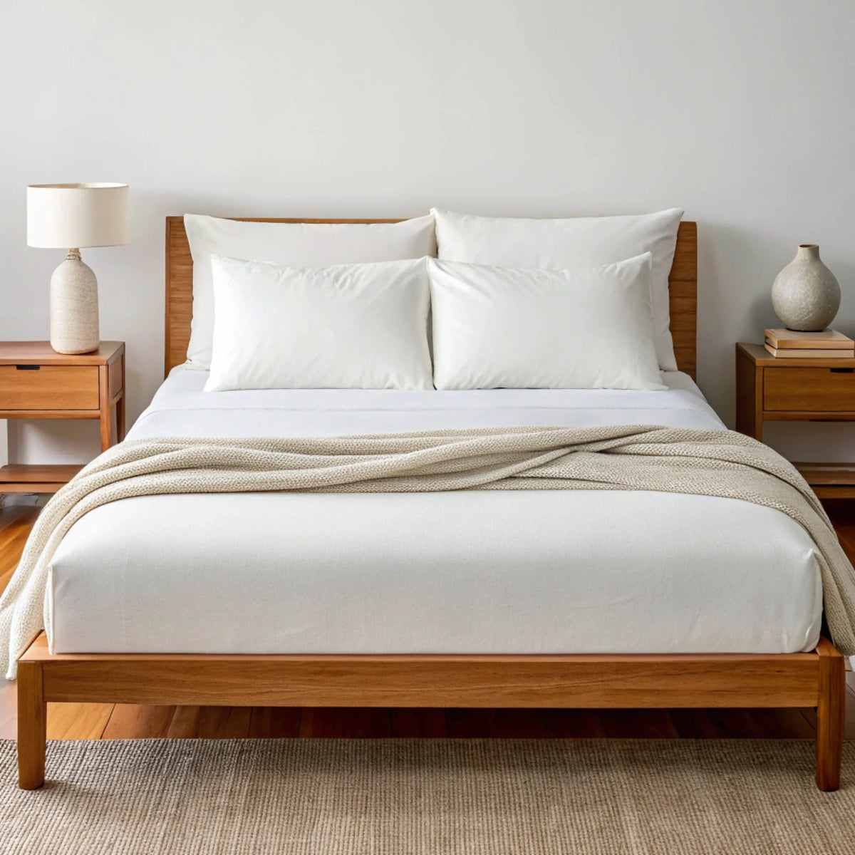 Copper-Infused Bamboo Sheet Set – Cooling, Deep Pocket, 330 Thread Count | Twin XL, Full, Queen, King & More