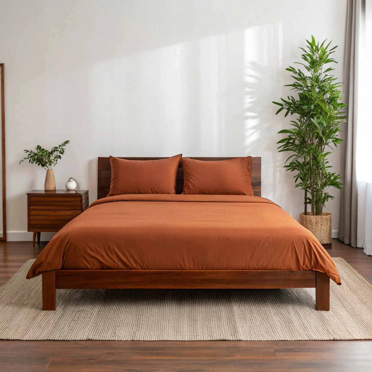 Copper-Infused Bamboo Sheet Set – Cooling, Deep Pocket, 330 Thread Count | Twin XL, Full, Queen, King & More