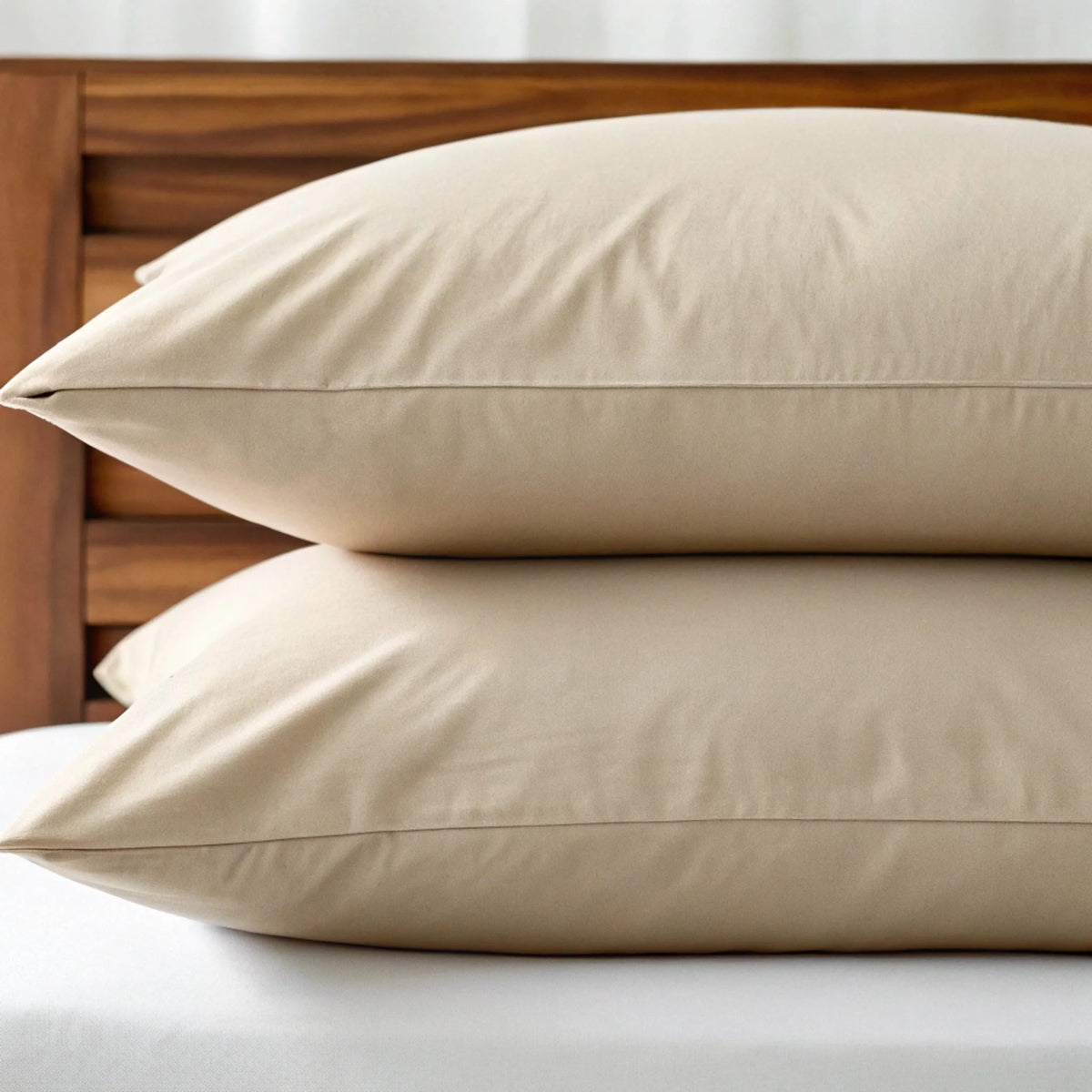 Copper-Infused Bamboo Pillowcase – Cooling & Hypoallergenic, 330 Thread Count | Queen & King