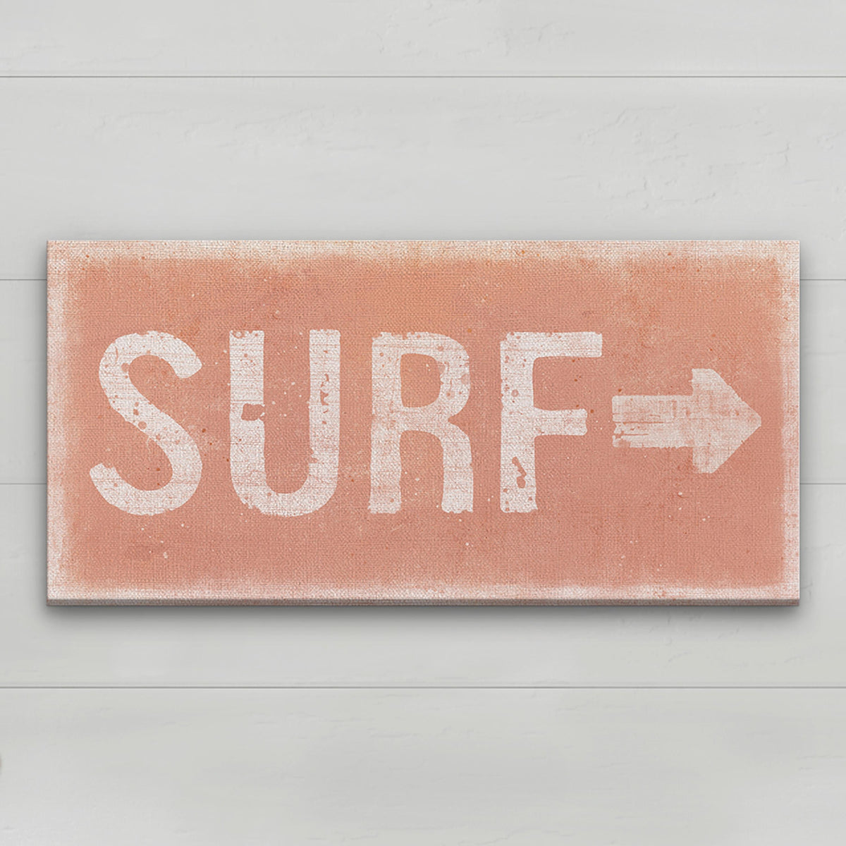 Distressed Surf Sign - Surf Shack Canvas Sign
