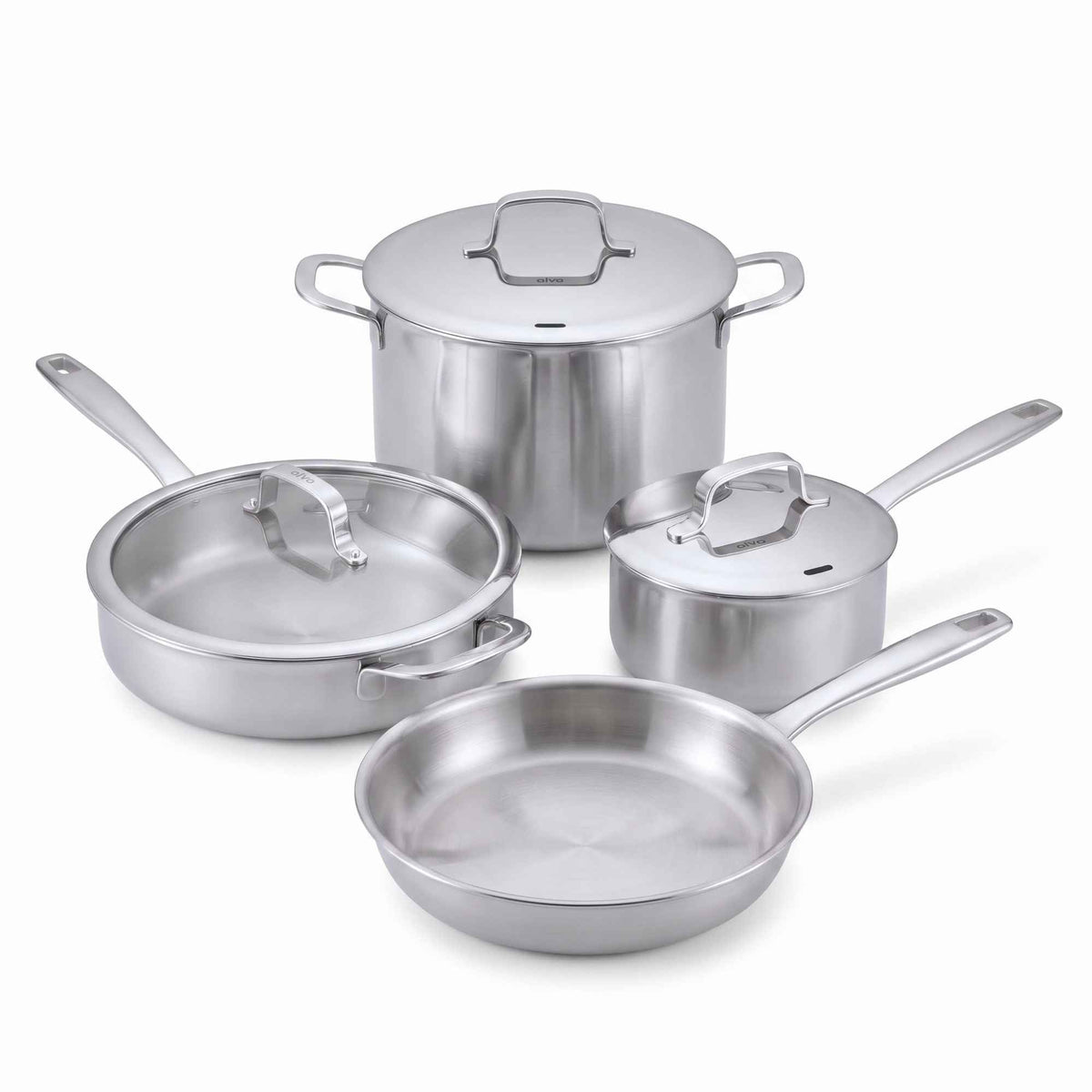 5-Ply Stainless Cookware Set, 7-Piece