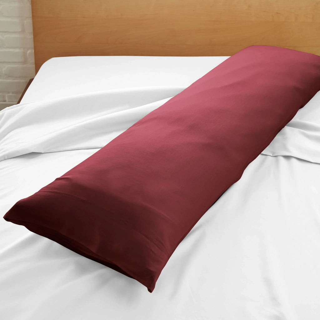 Bamboo Cooling Body Pillowcase – Breathable, Hypoallergenic, Side Sleeper & Pregnancy Support