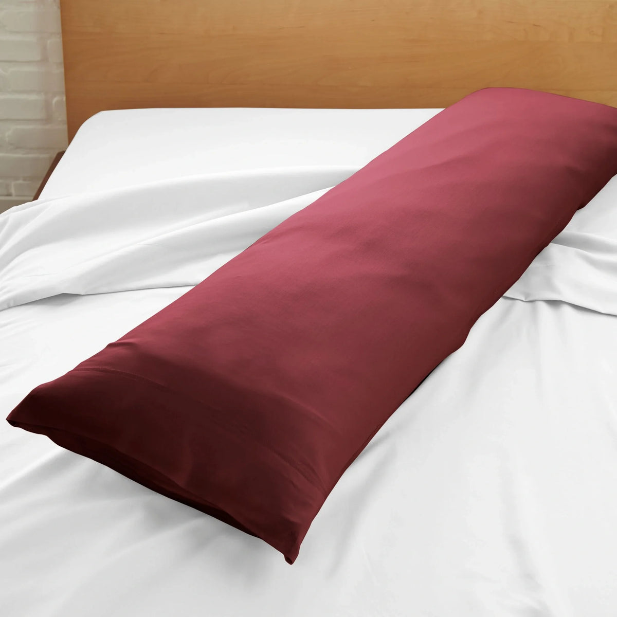Bamboo Cooling Body Pillowcase – Breathable, Hypoallergenic, Side Sleeper & Pregnancy Support